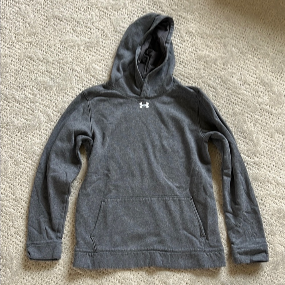 Under Armour Gray Pullover Hoodie Sweater